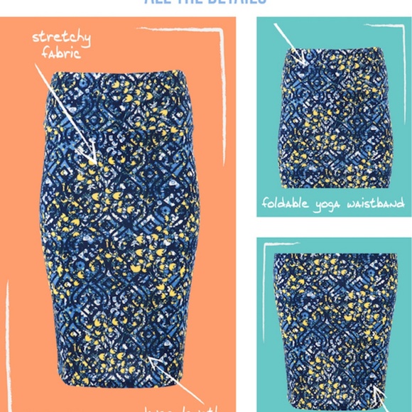 Lularoe 2xl Cassie pencil skirt - Picture 8 of 8